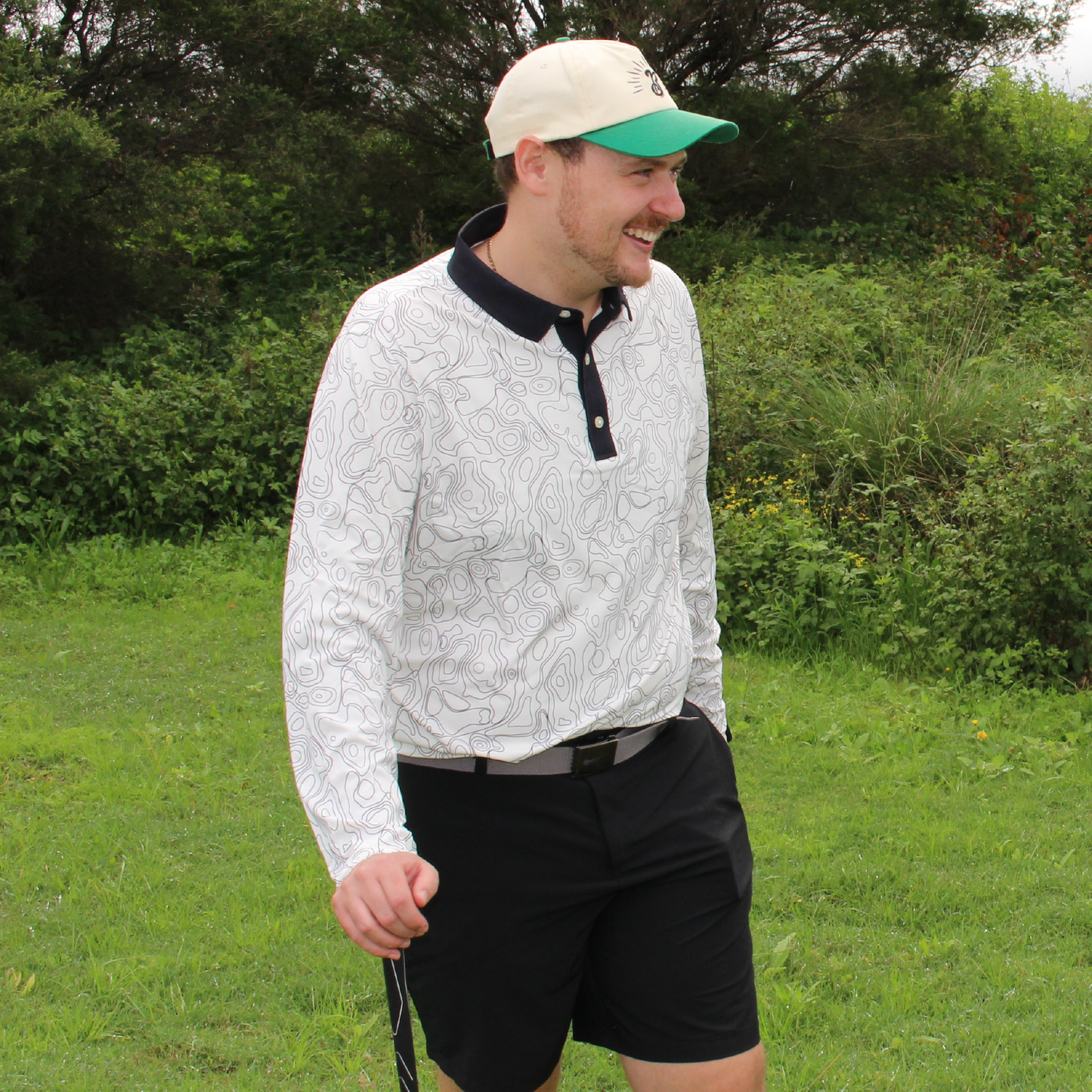 Levels Long Sleeve Golf Shirt – UPF 50+ Sun Safe, Lightweight & Breathable