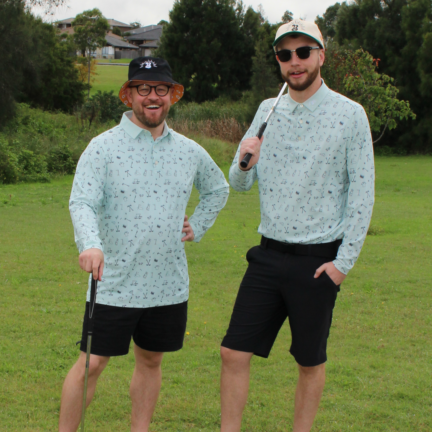 Mixed Bag Long Sleeve Golf Shirt – UPF 50+ Sun Safe, Lightweight & Breathable