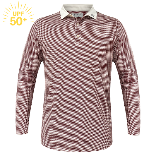 Hound in One Long Sleeve Golf Shirt - UPF 50+ Sun Safe, Lightweight & Breathable